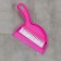 Cleaning set, brush, scoop, color mix