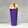 Carrying cone to flowers, purple 10 x 14 x 30 cm
