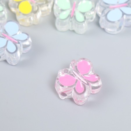 Busina Plastic "Summer Breeze Babochka" Gloss Mix 2x1.8x0.9 cm-1