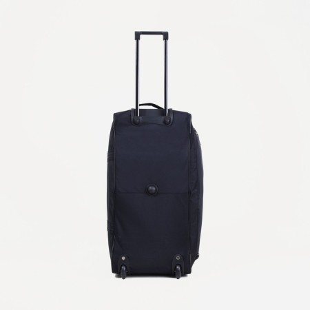 Road bag on wheels, lightning department, 3 outer pockets, black color-2