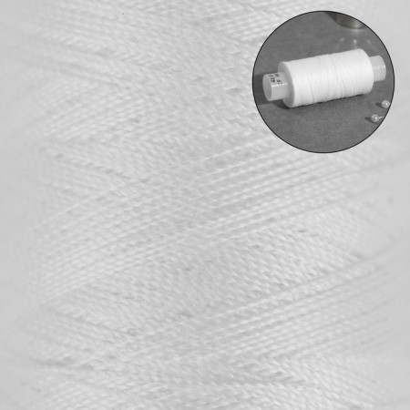 Threads 45LL, 200 m, white color No. 001-1