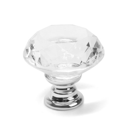 Handle button Cappio PK113, D = 30 mm, plastic, color chromium