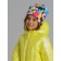 Hat for girls, size 50, colorful color