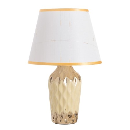 Table lamp "Natalia" 1x40W E14 beige/gold 24x24x40cm-5