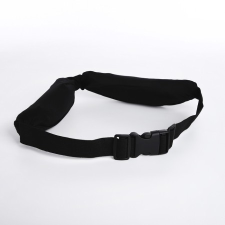 Waist bag for a zipper, black/pink color-2