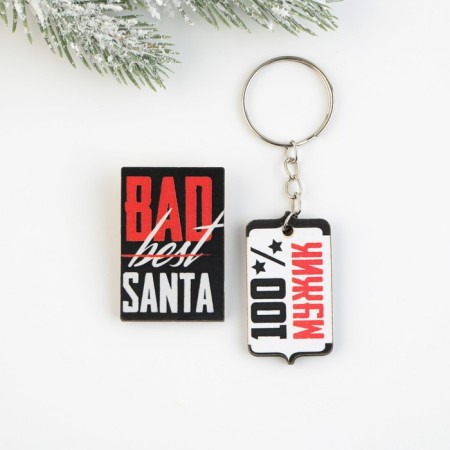 Brutal New Year icon and keychain, set-2