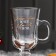 Glass mug "Evening. Candles ", 200 ml, neckline