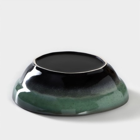 Porcelain plate Verde Notte, 1 L, D = 21.5 cm-2