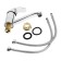 Kitchen mixer "White Polodezi" A443-15 TYE-2105, single-leaf, pour 150 mm, chrome