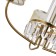 Suspended EVOLUCE lamp. Sle1119-303-03. Ellisse. 3x40 watts, E14, 65x65x39 cm, brass color