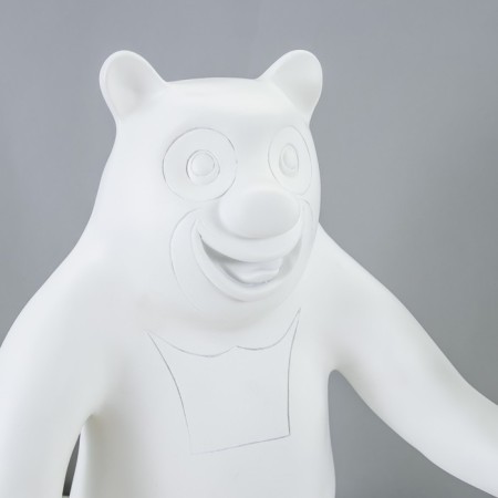 Bear 1x40W desktop E14 white 30x30x41cm-5