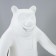 Bear 1x40W desktop E14 white 30x30x41cm