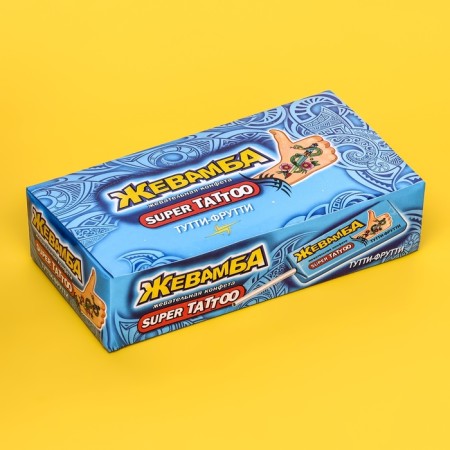 Chewing candy "Zhevamba" Super Tattoo Tutto-Futti, 10 g-3