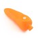 Brying toy "carrots" for dogs, 12 cm, orange