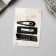 Invisibility for hair "Steisi" (set of 10 pcs) Geometry, 5 cm, black