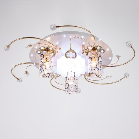 Economic light chandelier with DDD 41007/3 3x40W E27 LED white 49x49x17 cm