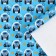 Packaging paper, 70x100 cm, blue tractor