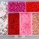 Glass 8/0 in the box "Red" beads + thread 0.8 mm 5 m 12x8.4x2.2 cm