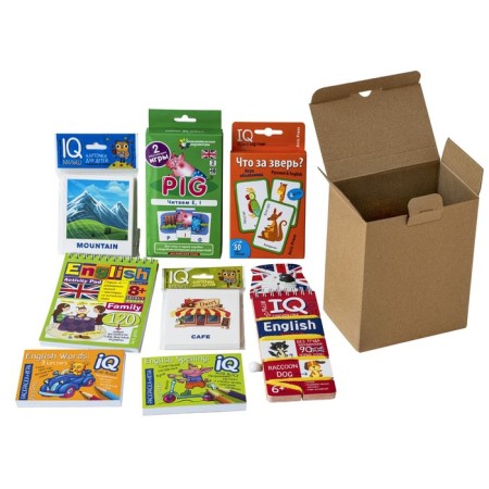 Package. Mini-comprehensive IQ-game for learning English. Level 2
