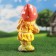 Garden figure "Dwarf with fly agaric" 34x19cm
