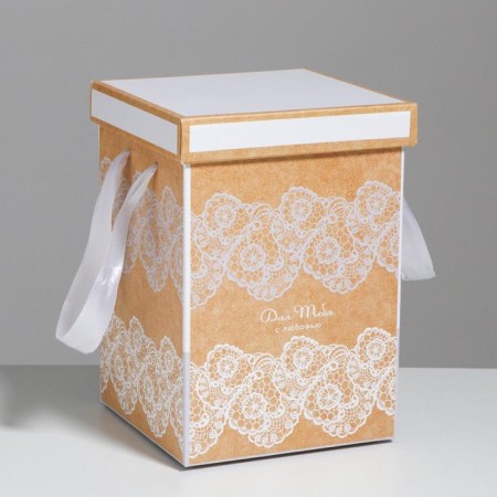 A set of boxes 3 in 1 "Lace", 10 × 18, 14 × 23, 17 × 25 cm-5