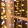 Garland "Curtain" 2 × 3 m, IP44, UMS, white thread, 760 LED, warm white glow, white flicker, 220 V