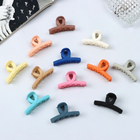 Hair crab "Leon" loop classic matte, 5 cm, mix-1