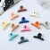 Hair crab "Leon" loop classic matte, 5 cm, mix