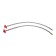 Zein mixer eyeliner, 1/2 nut, M10 fitting, 60 cm, installation key, set 2 pcs