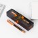 Pen "Best Teacher", accessories pink gold, metal, blue paste, 1.0 mm