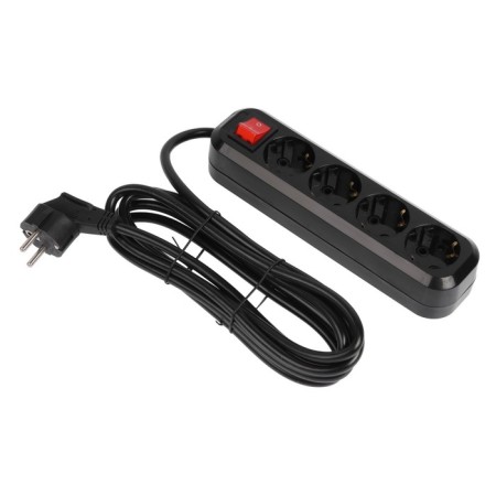Network filter 5Bits SP4B-330 4S, 4 sockets, 3 m, 16 A, 3x1.5 mm2, with off., Black-1