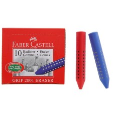 Faber-Castell Eraser Synthetics Grip 2001, triangular mix