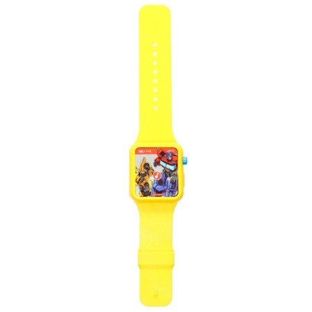 Musical watch "Transformers", sound, yellow color-6