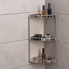 Angular regiment 3-tier, 22.5 × 32 × 54 cm, stainless steel
