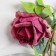 Artificial flowers "Rosa Solmus" d-7.5 cm 64 cm, lilac