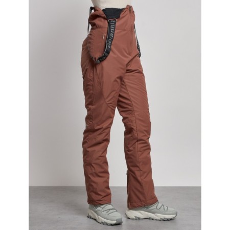 Semicunners of women's winter, size 46, brown color-6