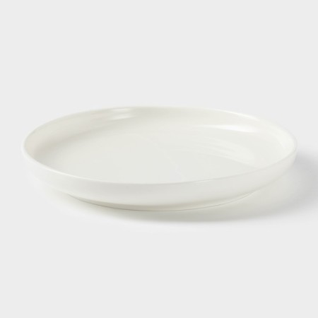 Porcelain plate Wilmax, D = 19 cm, white color-1