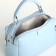 Women's bag with lightning, textura, average size, blue color