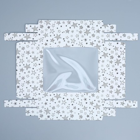 Gift box, packaging, “stars”, 23.5 x 20.5 x 5.5 cm-6