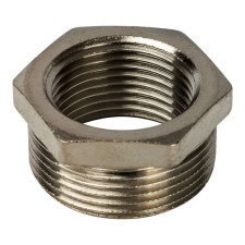 Футорка STOUT SFT-0029-112114, 1 1/2" x 1 1/4", никелированная латунь
