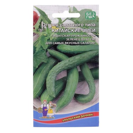 Seeds of the cucumber "Chinese snake", medium -lasting, bee -legged, 10 pcs-4