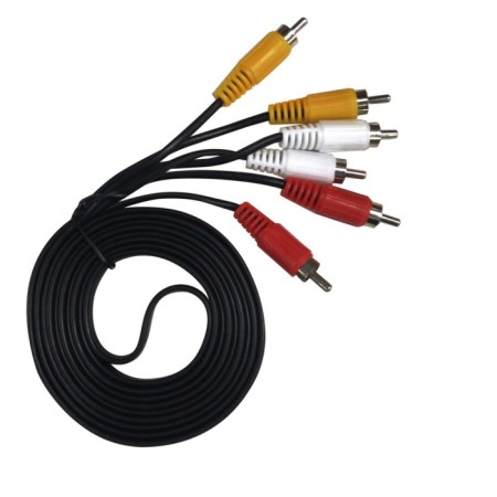 Audio/video EXPLOYD EX-K-1402, 3XRCA (M) -3XRCA (M), 2 m, black
