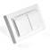 2-seater s/s outlet with a lid, Stekker series Erna, PST16-9015-01, White