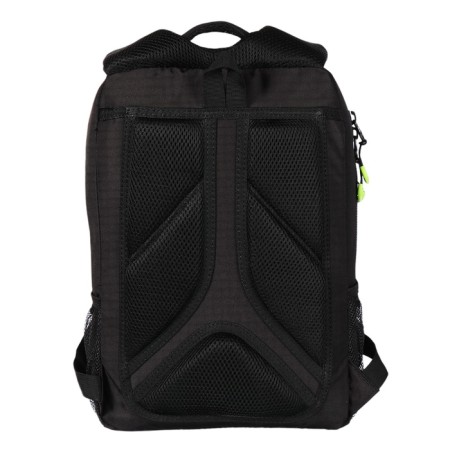 School backpack, 39 x 26 x 19 cm, Grizzly, ergonomic back, laptop department, black-5