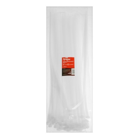 Clot of nylon tundra Krep for screed, 7.6x450 mm, white, in packaging 100 pcs.-1
