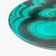 Board cutting glass shade "Malachite", d = 20 cm, green color