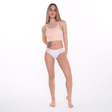 Panties female thongs, white color (Bianco), size 44 (s)-3