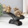 Polystone souvenir "Two golden birds on a branch" 20x6x14 cm