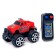 Police jeep, at remote control, works from batteries, mix