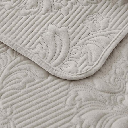 Vivaldi bedspread, size 160x220 cm, gray color-8